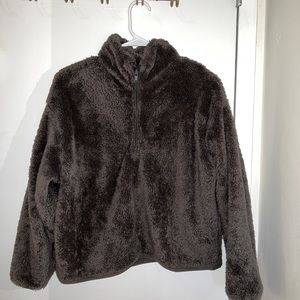 H&M Sherpa Quarter Zip
